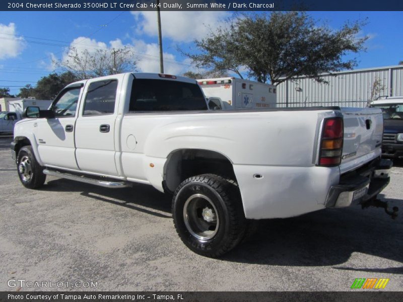 Summit White / Dark Charcoal 2004 Chevrolet Silverado 3500HD LT Crew Cab 4x4 Dually