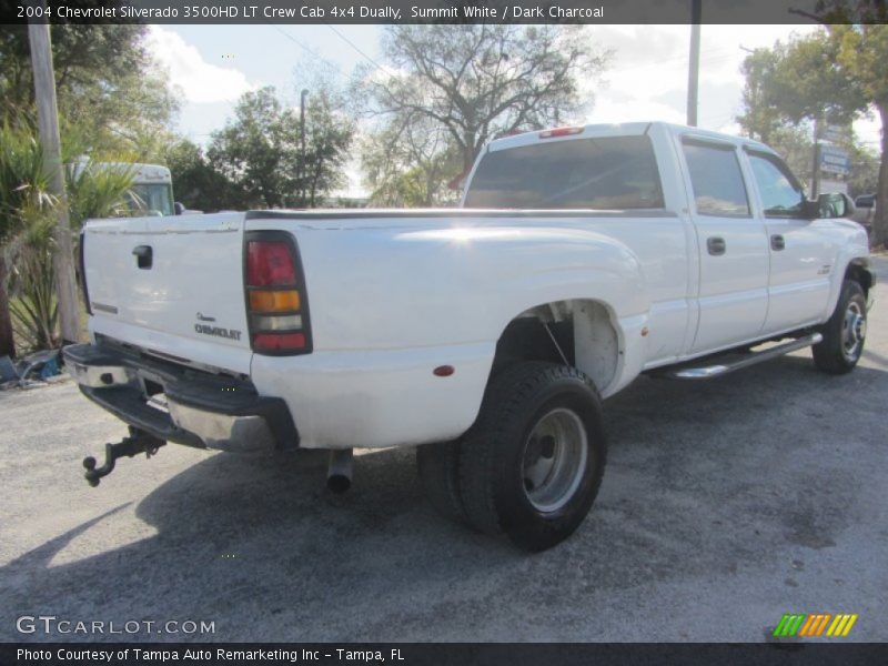 Summit White / Dark Charcoal 2004 Chevrolet Silverado 3500HD LT Crew Cab 4x4 Dually