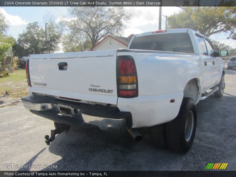 Summit White / Dark Charcoal 2004 Chevrolet Silverado 3500HD LT Crew Cab 4x4 Dually