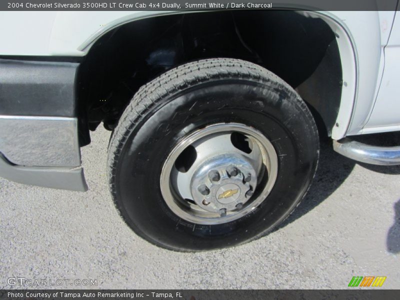 Summit White / Dark Charcoal 2004 Chevrolet Silverado 3500HD LT Crew Cab 4x4 Dually