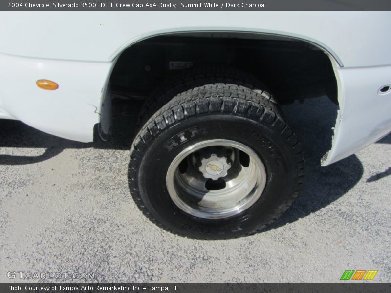 Summit White / Dark Charcoal 2004 Chevrolet Silverado 3500HD LT Crew Cab 4x4 Dually