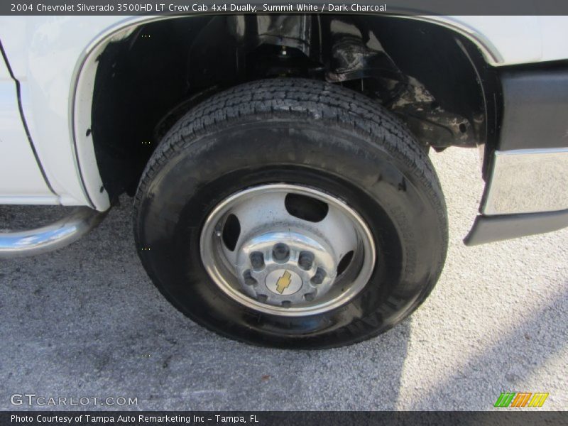 Summit White / Dark Charcoal 2004 Chevrolet Silverado 3500HD LT Crew Cab 4x4 Dually
