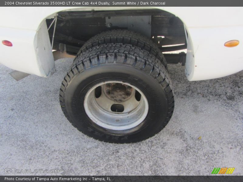 Summit White / Dark Charcoal 2004 Chevrolet Silverado 3500HD LT Crew Cab 4x4 Dually