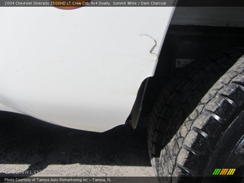 Summit White / Dark Charcoal 2004 Chevrolet Silverado 3500HD LT Crew Cab 4x4 Dually