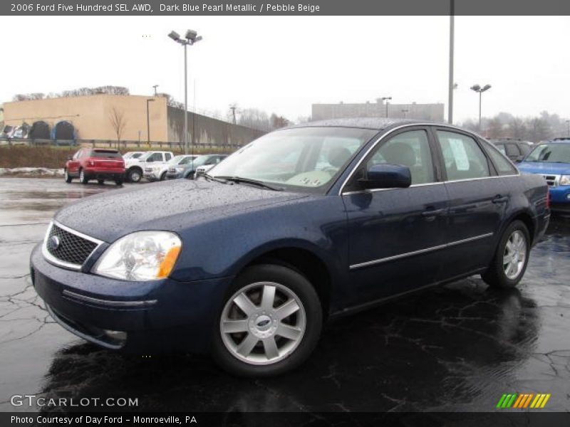 Dark Blue Pearl Metallic / Pebble Beige 2006 Ford Five Hundred SEL AWD