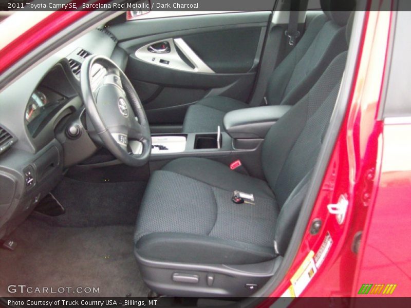 Barcelona Red Metallic / Dark Charcoal 2011 Toyota Camry SE