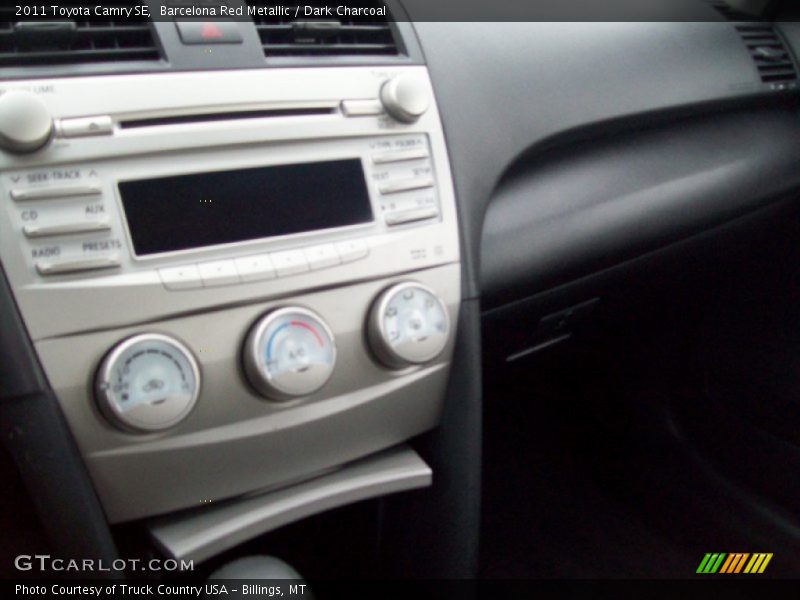 Barcelona Red Metallic / Dark Charcoal 2011 Toyota Camry SE