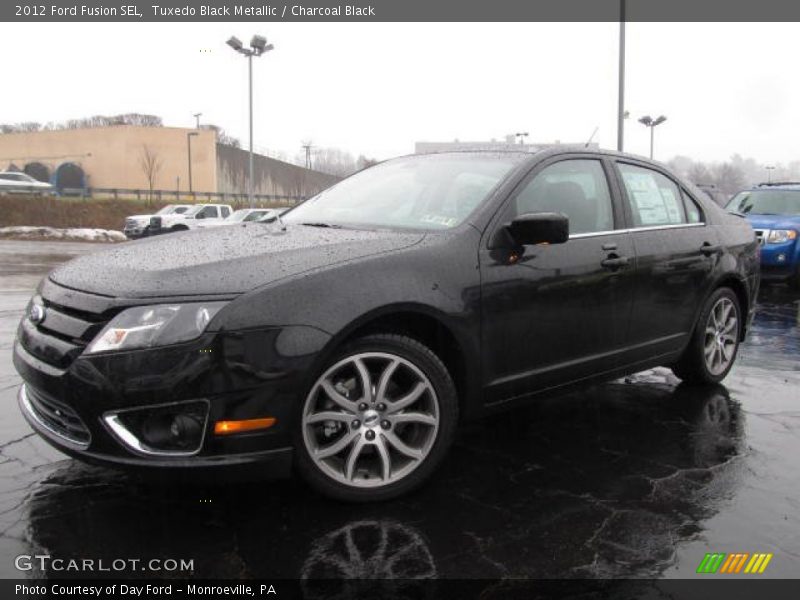 Tuxedo Black Metallic / Charcoal Black 2012 Ford Fusion SEL