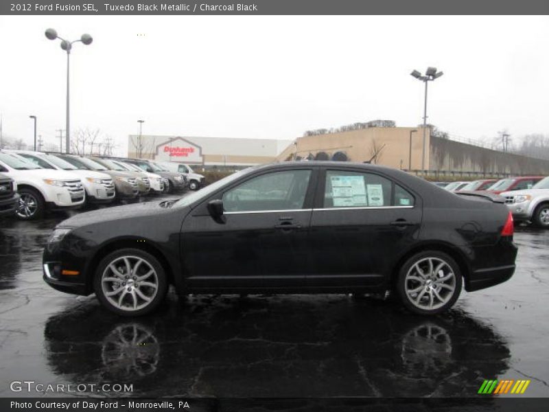Tuxedo Black Metallic / Charcoal Black 2012 Ford Fusion SEL