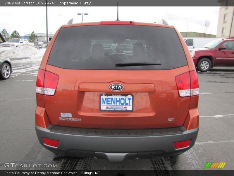 Copperhead / Gray 2009 Kia Borrego EX V6 4x4