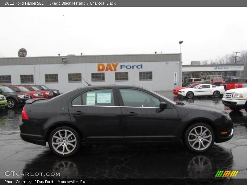 Tuxedo Black Metallic / Charcoal Black 2012 Ford Fusion SEL