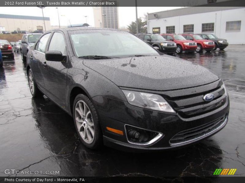 Tuxedo Black Metallic / Charcoal Black 2012 Ford Fusion SEL
