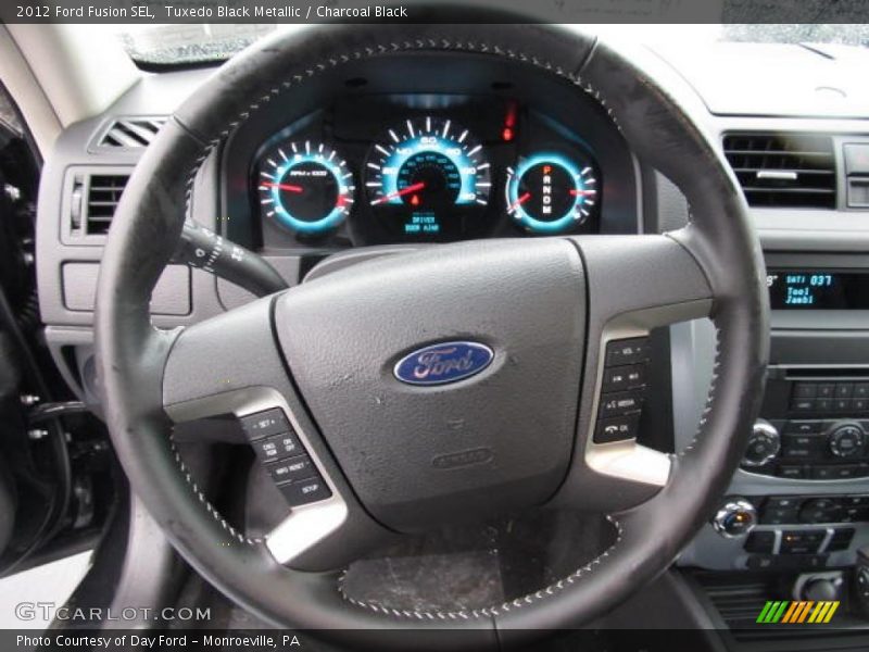 Tuxedo Black Metallic / Charcoal Black 2012 Ford Fusion SEL
