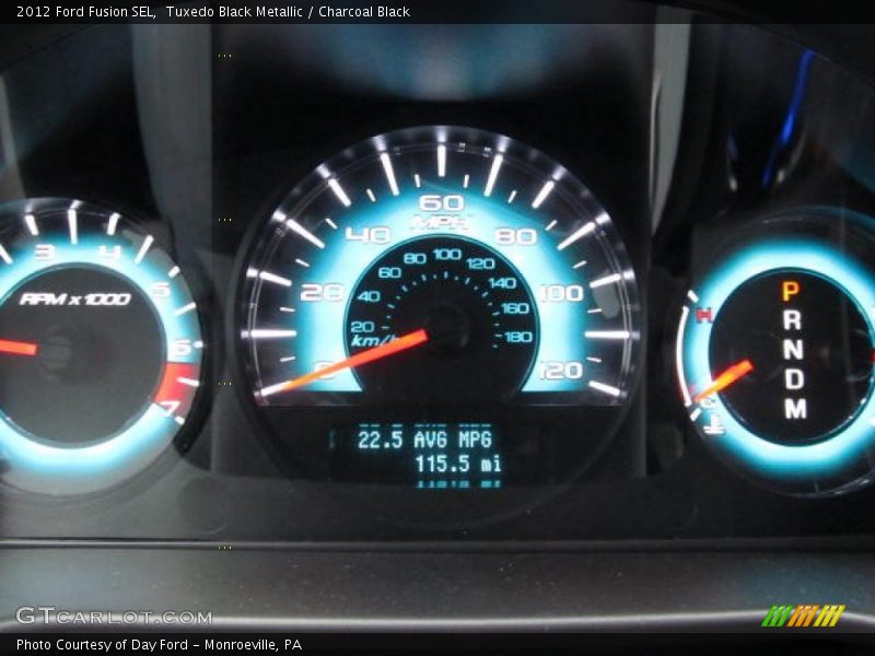 Tuxedo Black Metallic / Charcoal Black 2012 Ford Fusion SEL