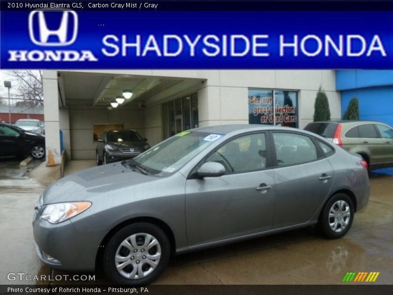 Carbon Gray Mist / Gray 2010 Hyundai Elantra GLS