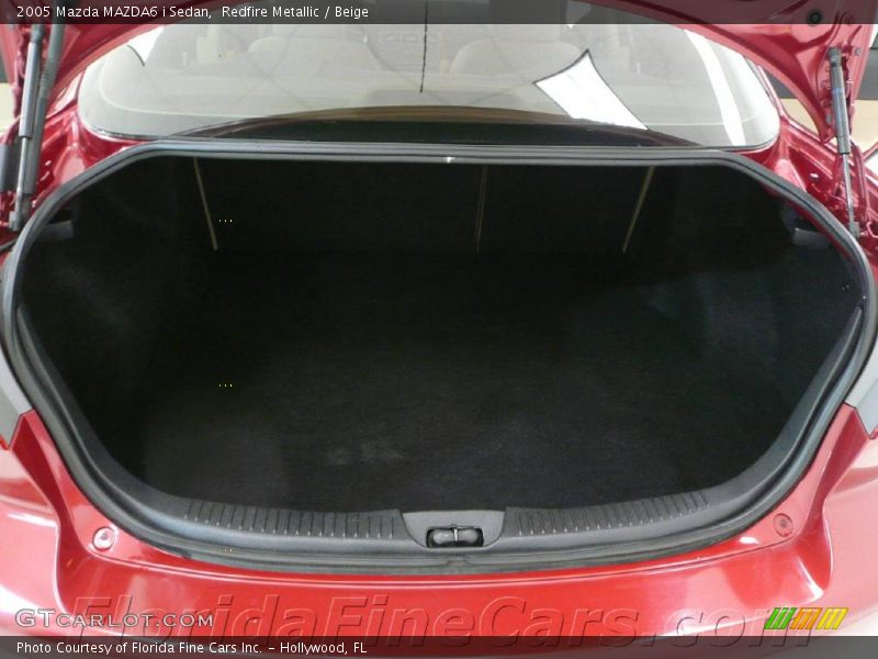 Redfire Metallic / Beige 2005 Mazda MAZDA6 i Sedan