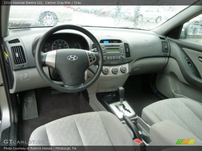 Dashboard of 2010 Elantra GLS