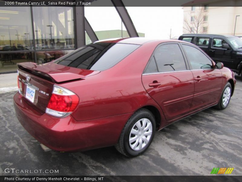 Salsa Red Pearl / Taupe 2006 Toyota Camry LE