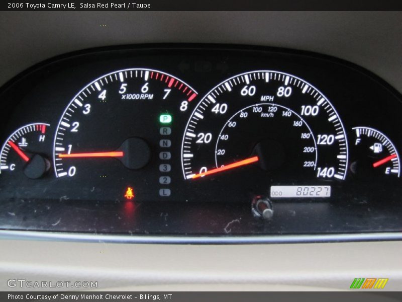 Salsa Red Pearl / Taupe 2006 Toyota Camry LE