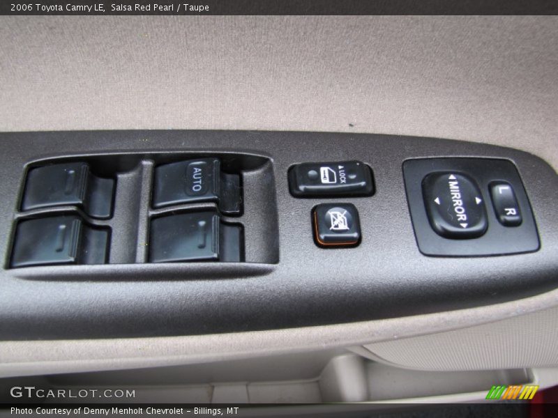 Salsa Red Pearl / Taupe 2006 Toyota Camry LE