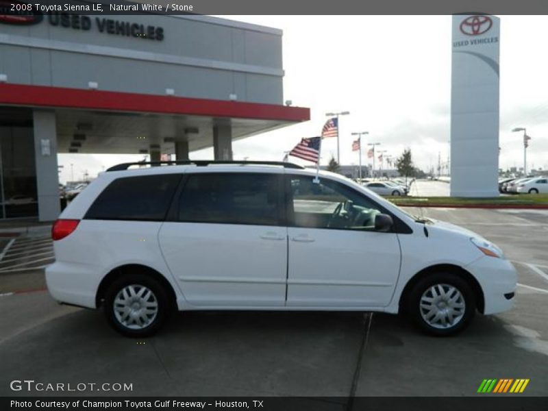 Natural White / Stone 2008 Toyota Sienna LE
