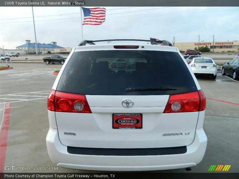 Natural White / Stone 2008 Toyota Sienna LE