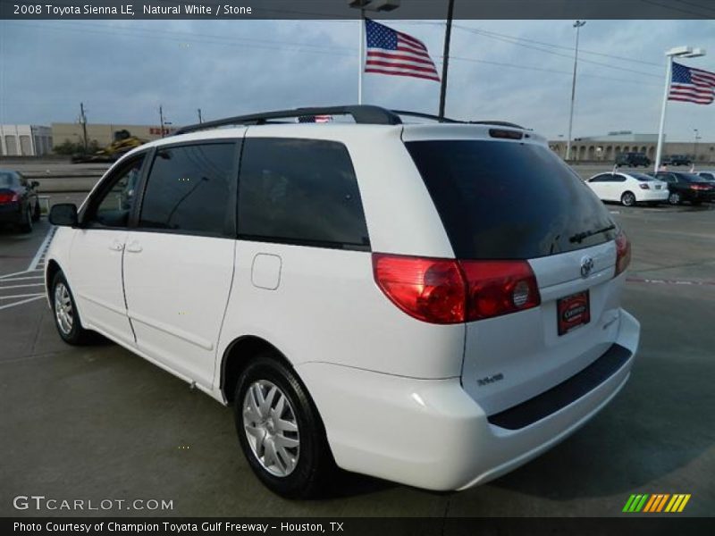 Natural White / Stone 2008 Toyota Sienna LE