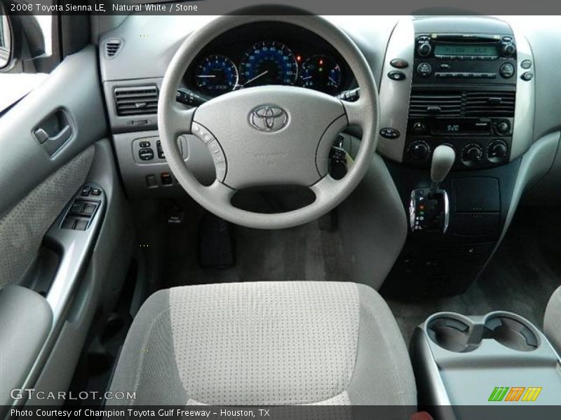 Natural White / Stone 2008 Toyota Sienna LE
