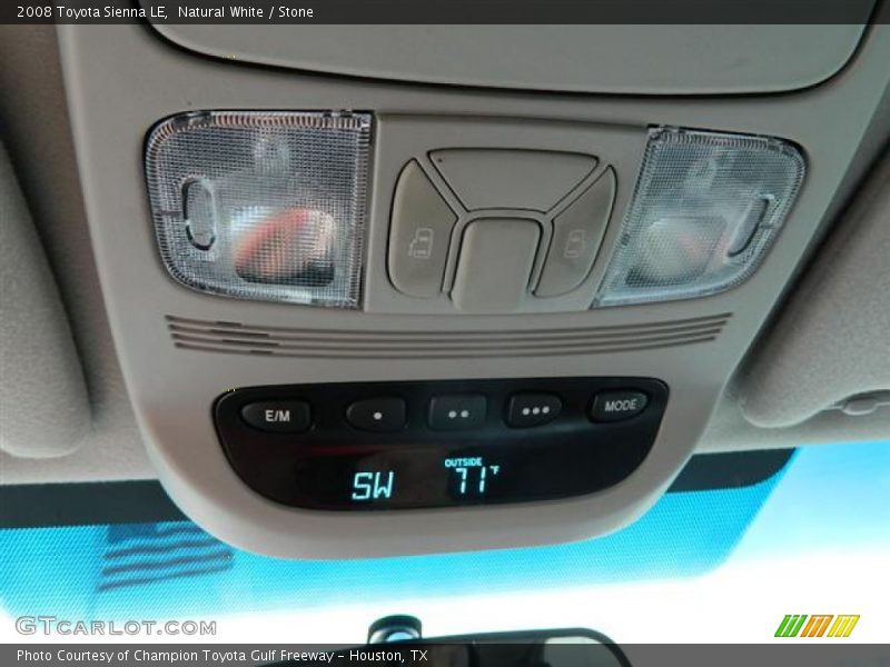Natural White / Stone 2008 Toyota Sienna LE
