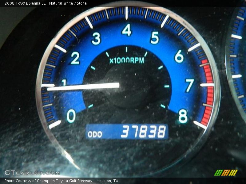 Natural White / Stone 2008 Toyota Sienna LE