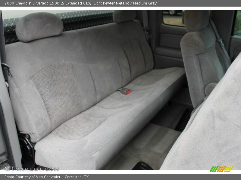 Light Pewter Metallic / Medium Gray 2000 Chevrolet Silverado 1500 LS Extended Cab
