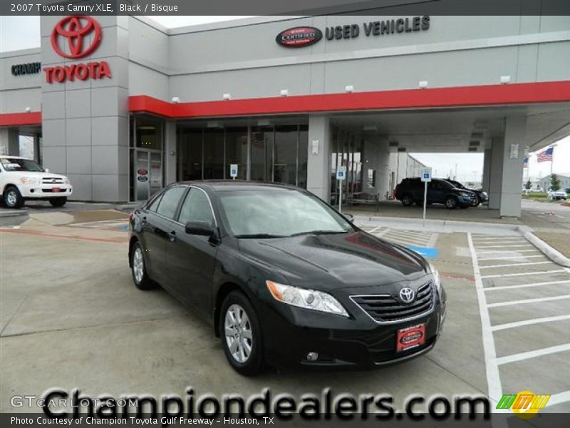 Black / Bisque 2007 Toyota Camry XLE