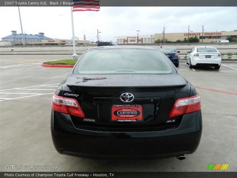 Black / Bisque 2007 Toyota Camry XLE