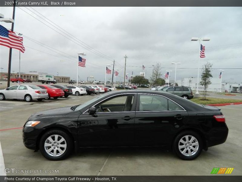 Black / Bisque 2007 Toyota Camry XLE