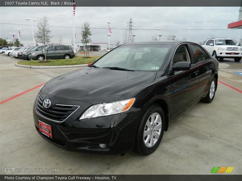 Black / Bisque 2007 Toyota Camry XLE