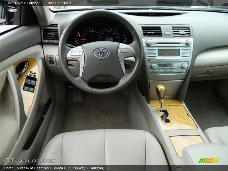 Black / Bisque 2007 Toyota Camry XLE