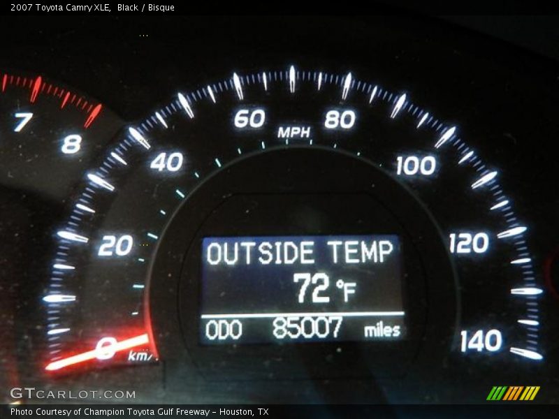 Black / Bisque 2007 Toyota Camry XLE