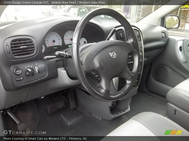 Atlantic Blue Pearl / Medium Slate Gray 2006 Dodge Grand Caravan SXT