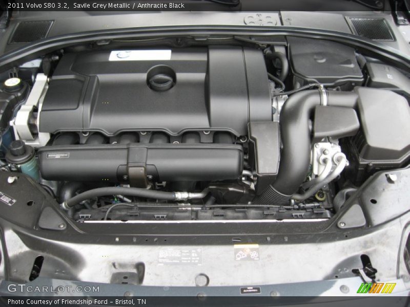  2011 S80 3.2 Engine - 3.2 Liter DOHC 24-Valve VVT Inline 6 Cylinder