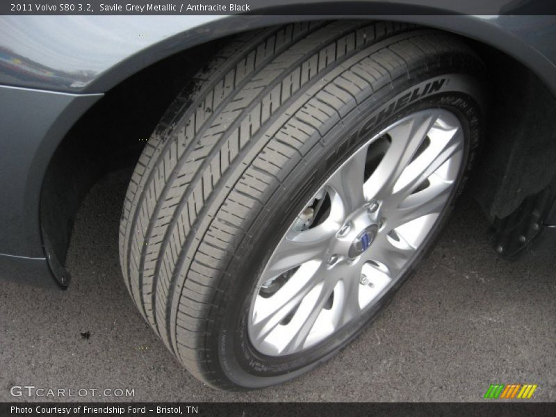 Savile Grey Metallic / Anthracite Black 2011 Volvo S80 3.2