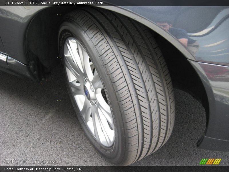 Savile Grey Metallic / Anthracite Black 2011 Volvo S80 3.2