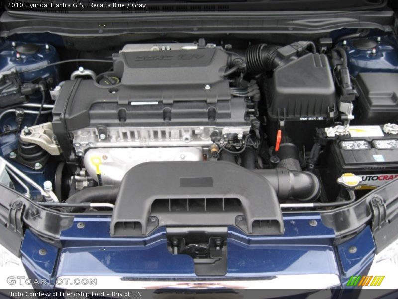 Regatta Blue / Gray 2010 Hyundai Elantra GLS