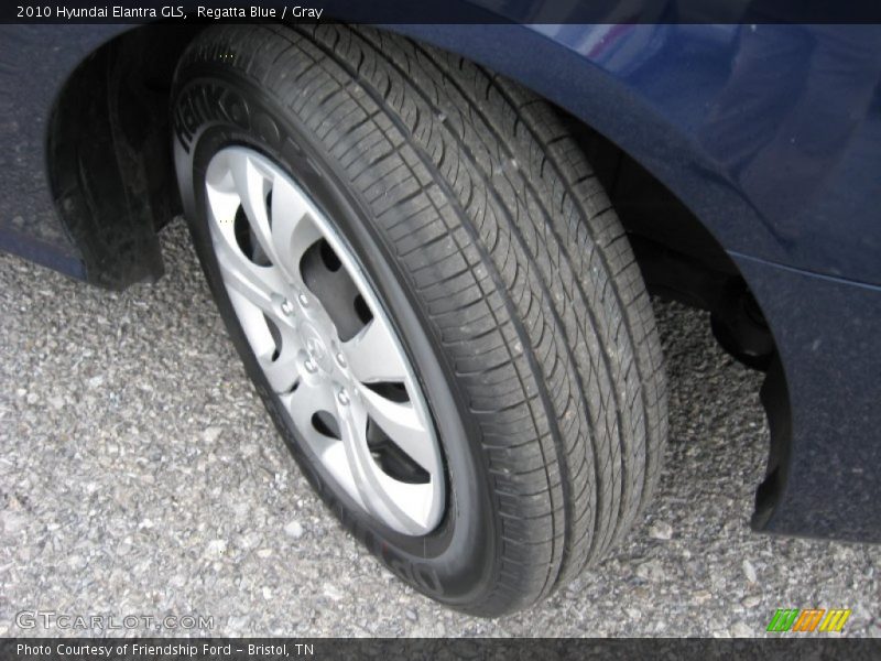 Regatta Blue / Gray 2010 Hyundai Elantra GLS