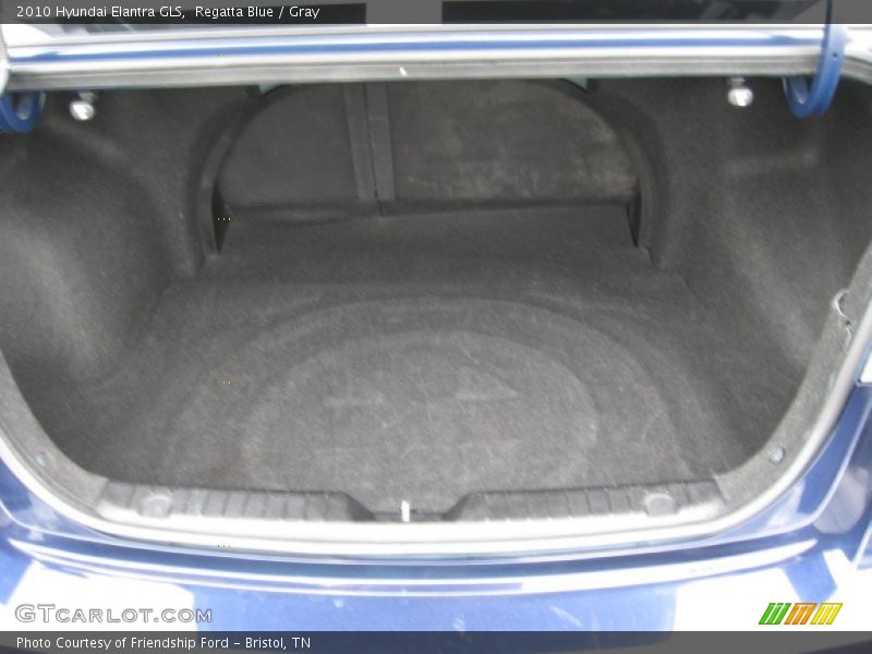 Regatta Blue / Gray 2010 Hyundai Elantra GLS