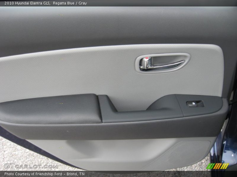 Regatta Blue / Gray 2010 Hyundai Elantra GLS