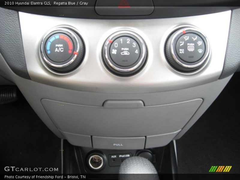 Regatta Blue / Gray 2010 Hyundai Elantra GLS