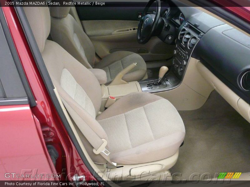 Redfire Metallic / Beige 2005 Mazda MAZDA6 i Sedan