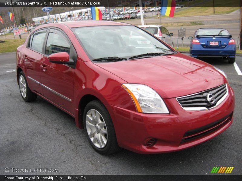 Red Brick Metallic / Charcoal 2010 Nissan Sentra 2.0