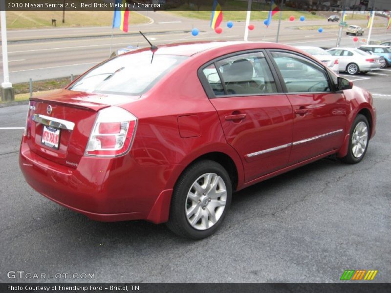 Red Brick Metallic / Charcoal 2010 Nissan Sentra 2.0