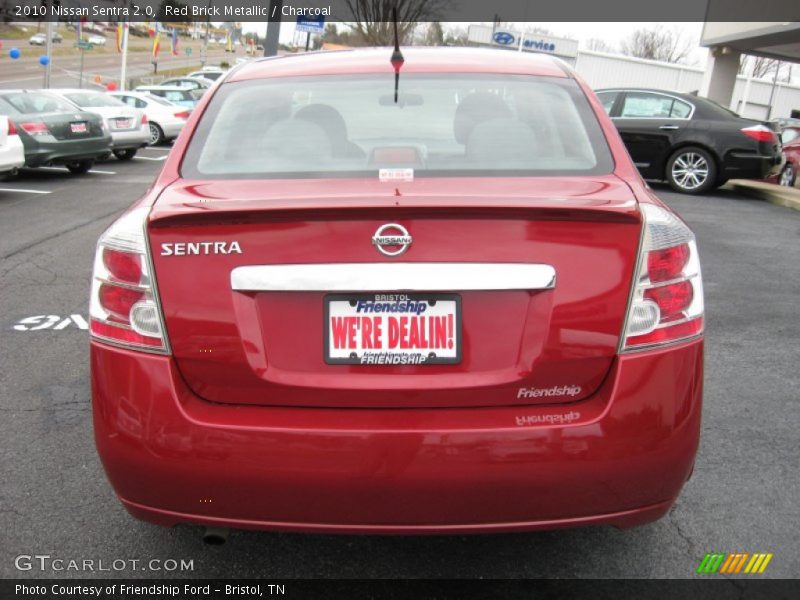 Red Brick Metallic / Charcoal 2010 Nissan Sentra 2.0